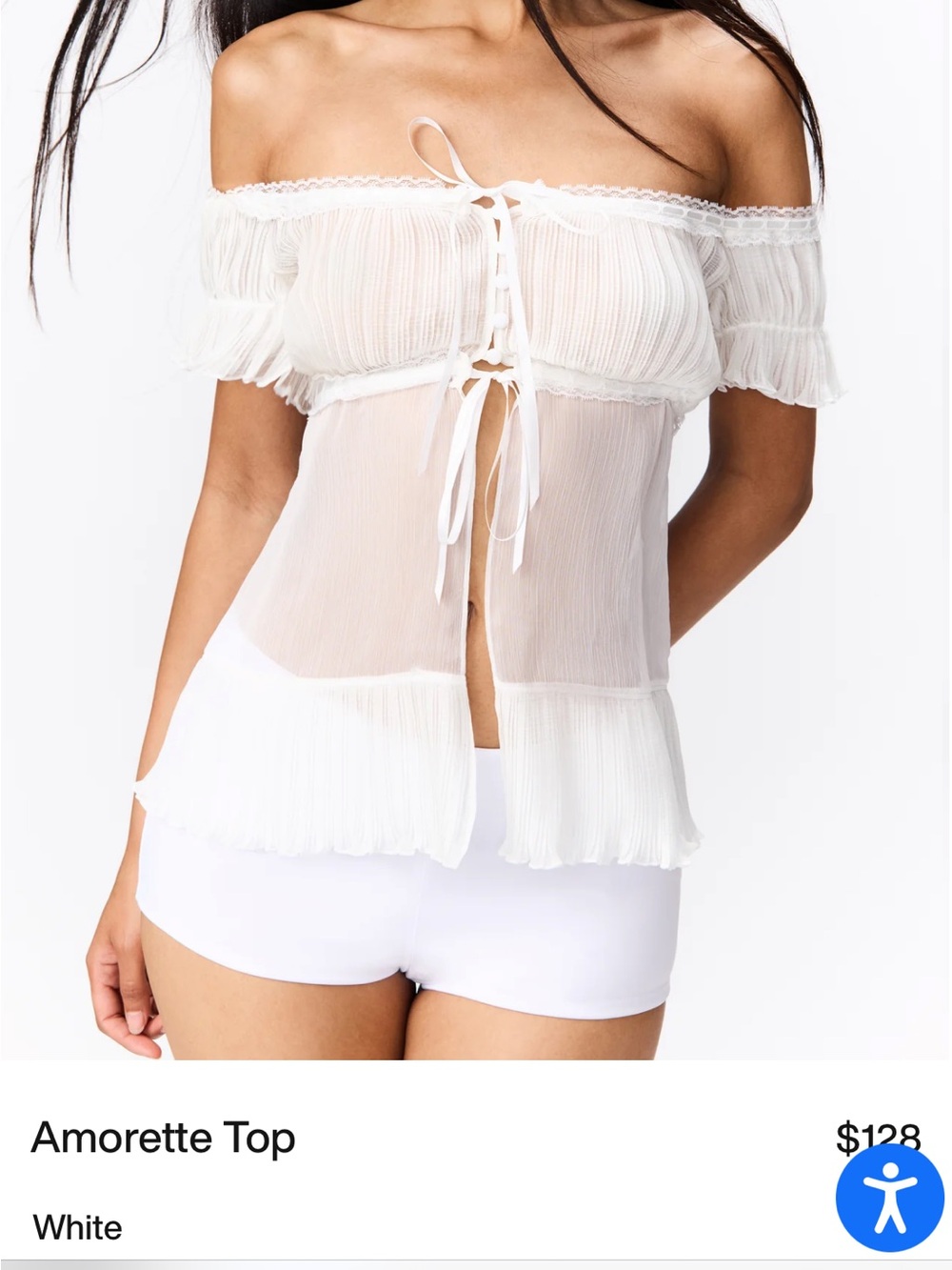 Danielle guizio sold out amorette top
